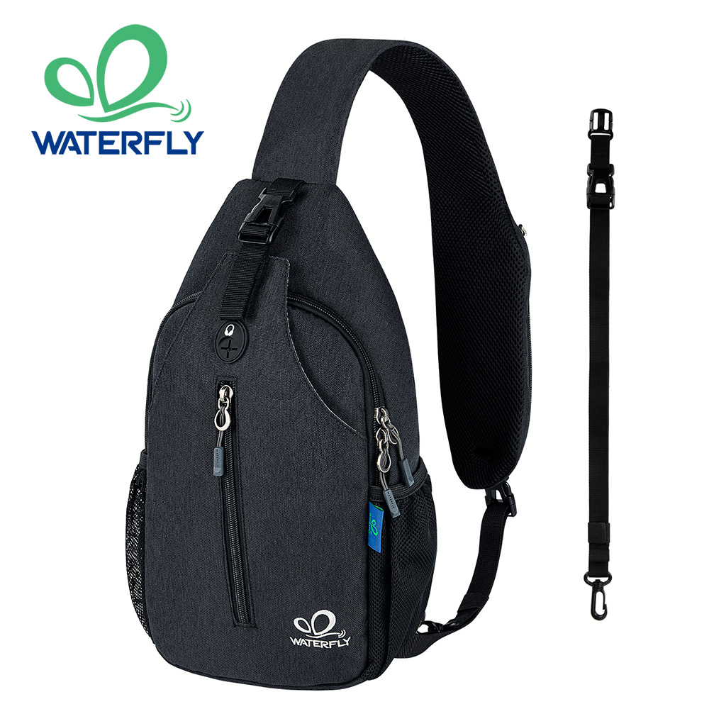 Edc Carry Bag - WATERFLY Crossbody Sling Bag Chest Bag