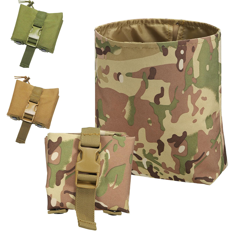 Edc Carry Fanny Pack - New Molle Folding Dump Drop Magazine