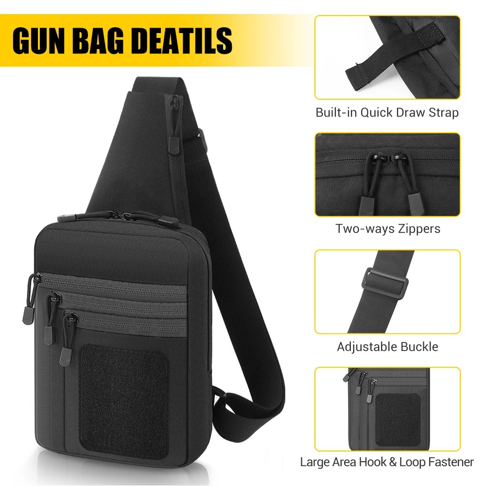Concealed Carry Chest Gun Bag  - огляд і ціна Edc Pistol Carry Bag