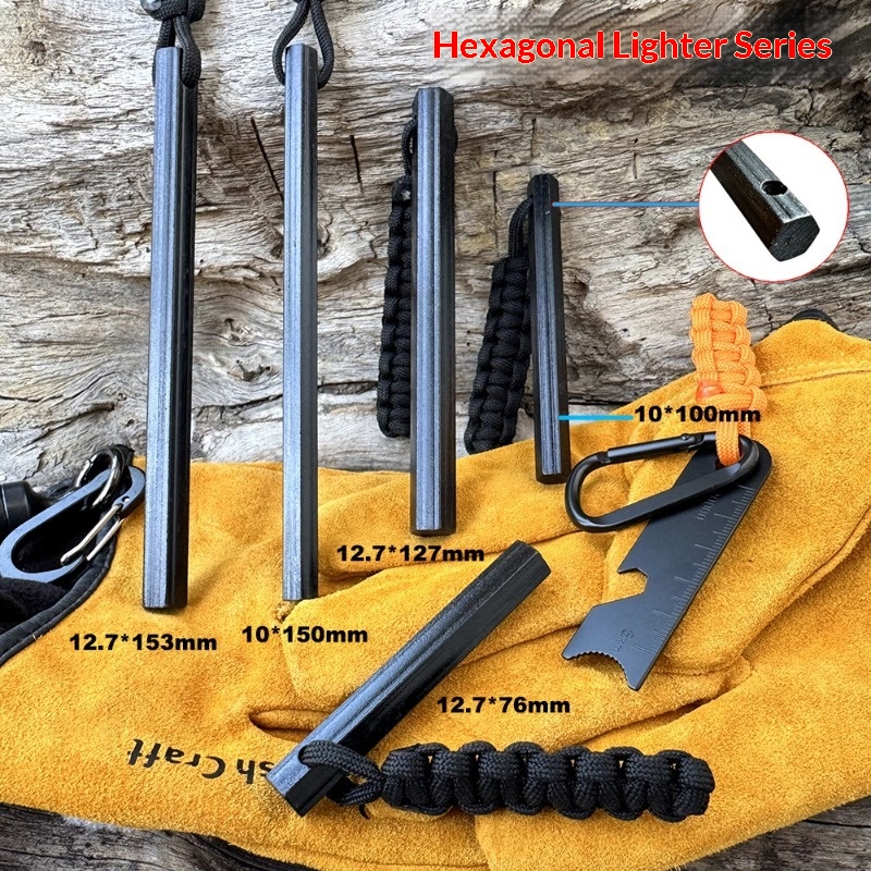 Hand Woven Rope Hexagonal Flin - огляд і ціна Ferro Rod Striker