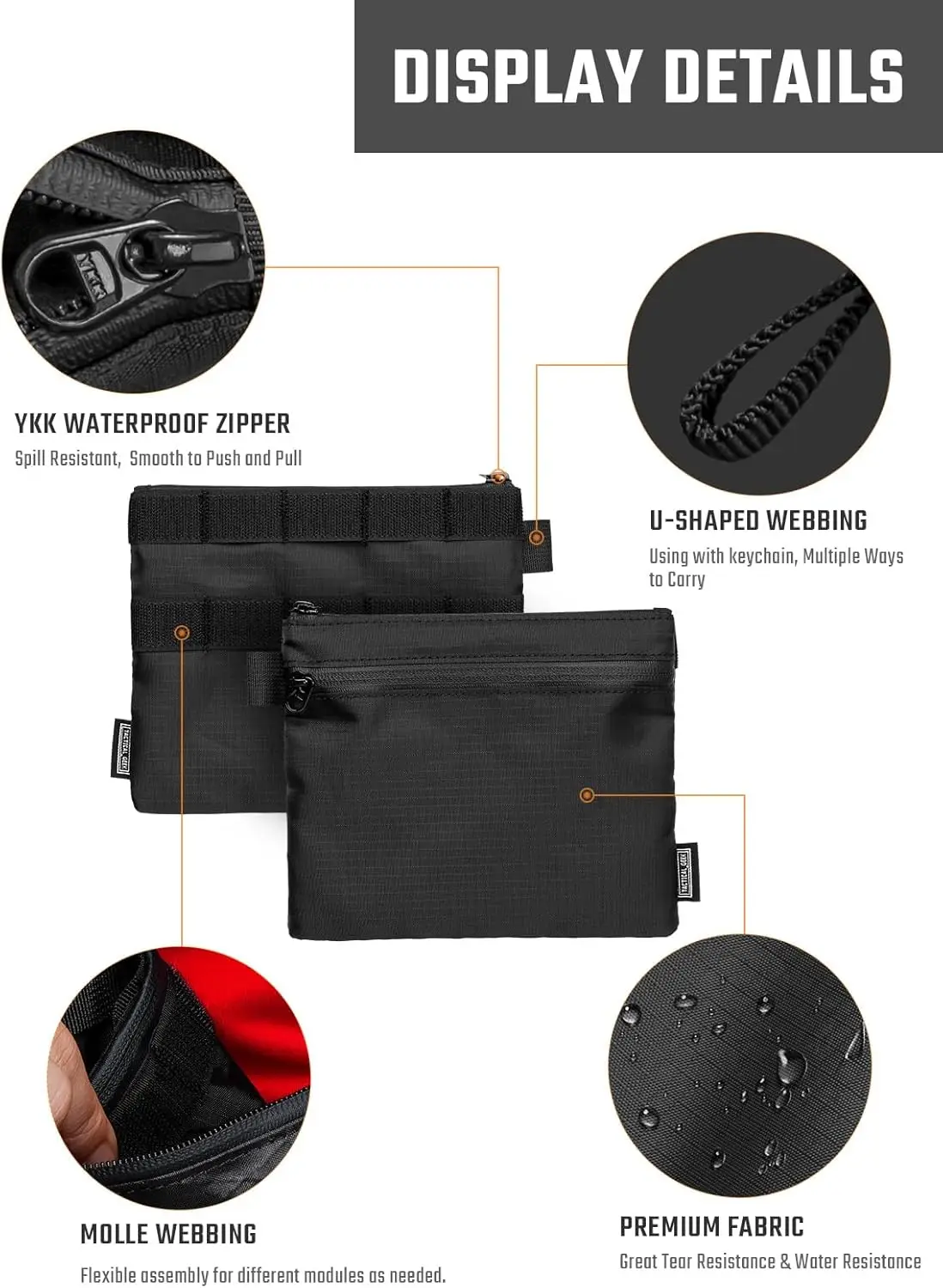 TACTICAL GEEK A14 Slim EDC Pou - огляд і ціна Edc Concealed Carry Bag