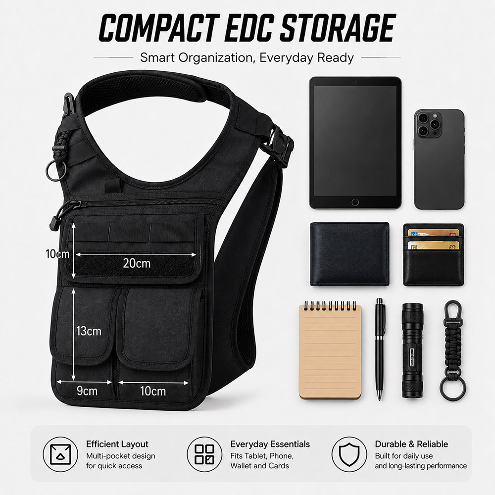 Tactical Concealed Underarm To - огляд і ціна Edc Concealed Carry Bag
