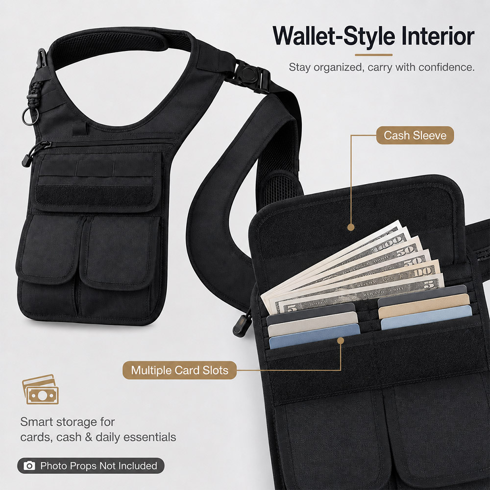 Tactical Concealed Underarm To - огляд і ціна Edc Concealed Carry Bag